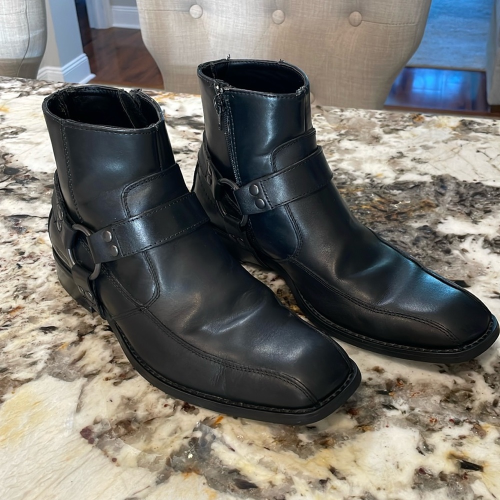 Men’s Moto Ankle Boots Sz 9